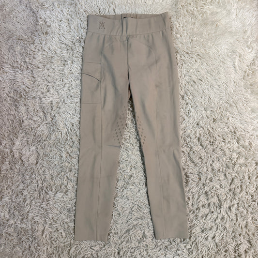 Women’s Large Tan YAGYA Full Seat Horseback Riding Tights Breeches