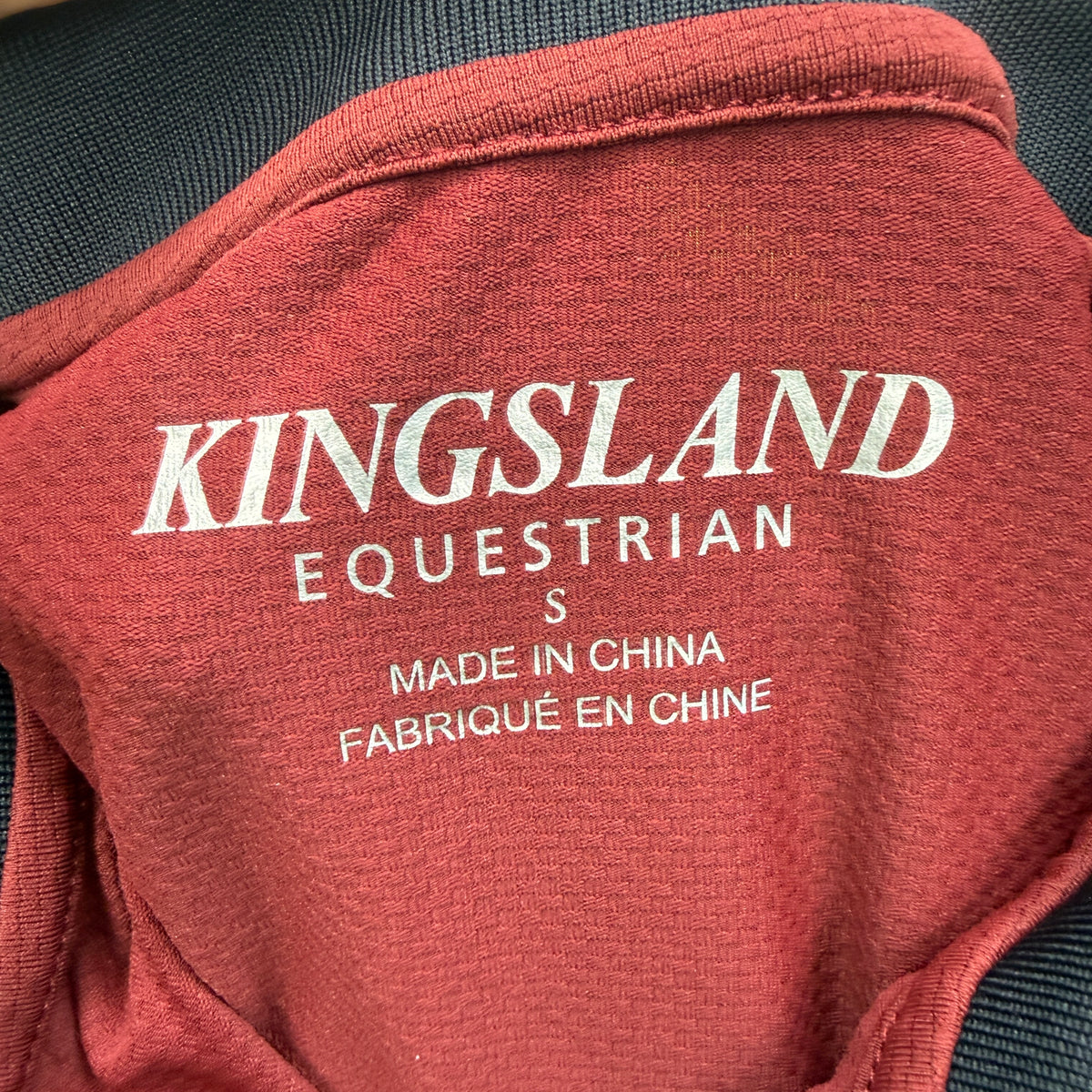 Women’s Small Red Kingsland Short Sleeve Horseback Riding Sunshirt