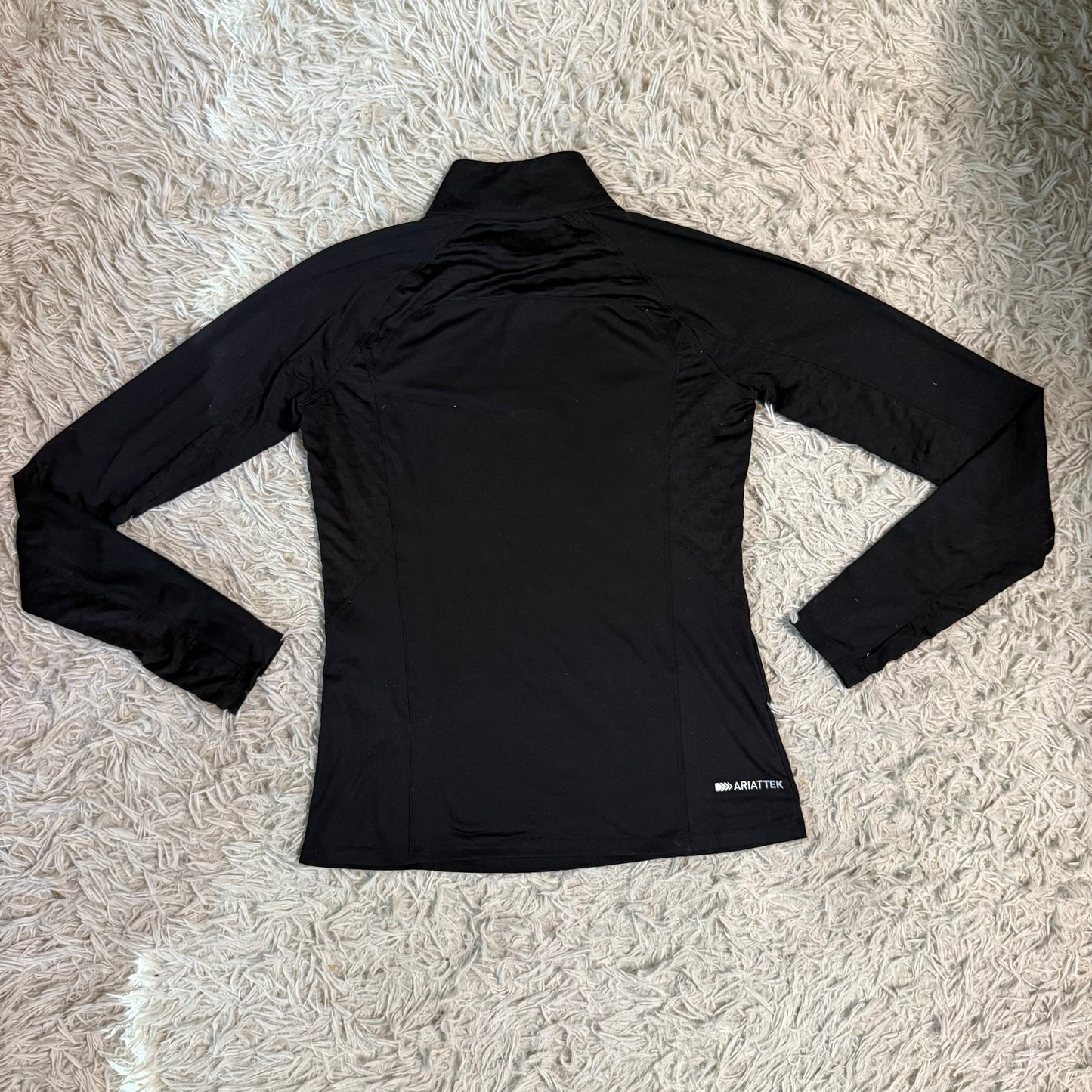 Women’s Medium Black Ariat Long Sleeve Horseback Riding Winter Shirt