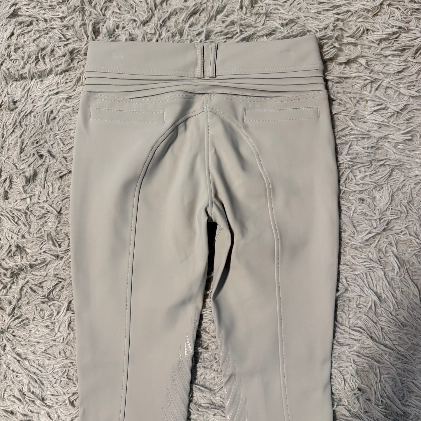 New Women’s Size 24R Tan Samshield Clotilde Knee Patch Horseback Riding Breeches