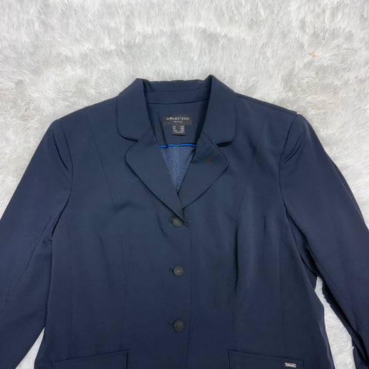 New Women’s 14R Navy Ariat Heritage V3 Stretch Horseback Riding Show Coat