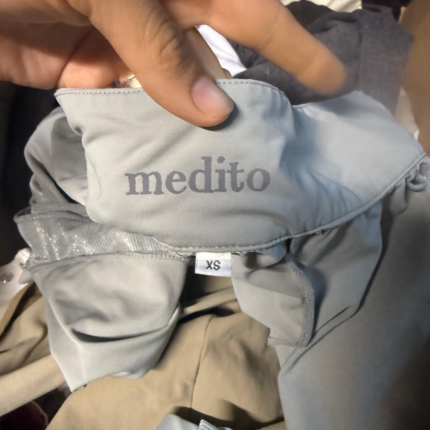 Women’s XS Grey Medito Long Sleeve Horseback Riding Sunshirt
