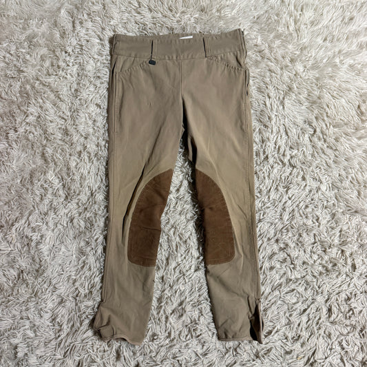 Women’s Size 24R Tan Shires Knee Patch Horseback Riding Breeches