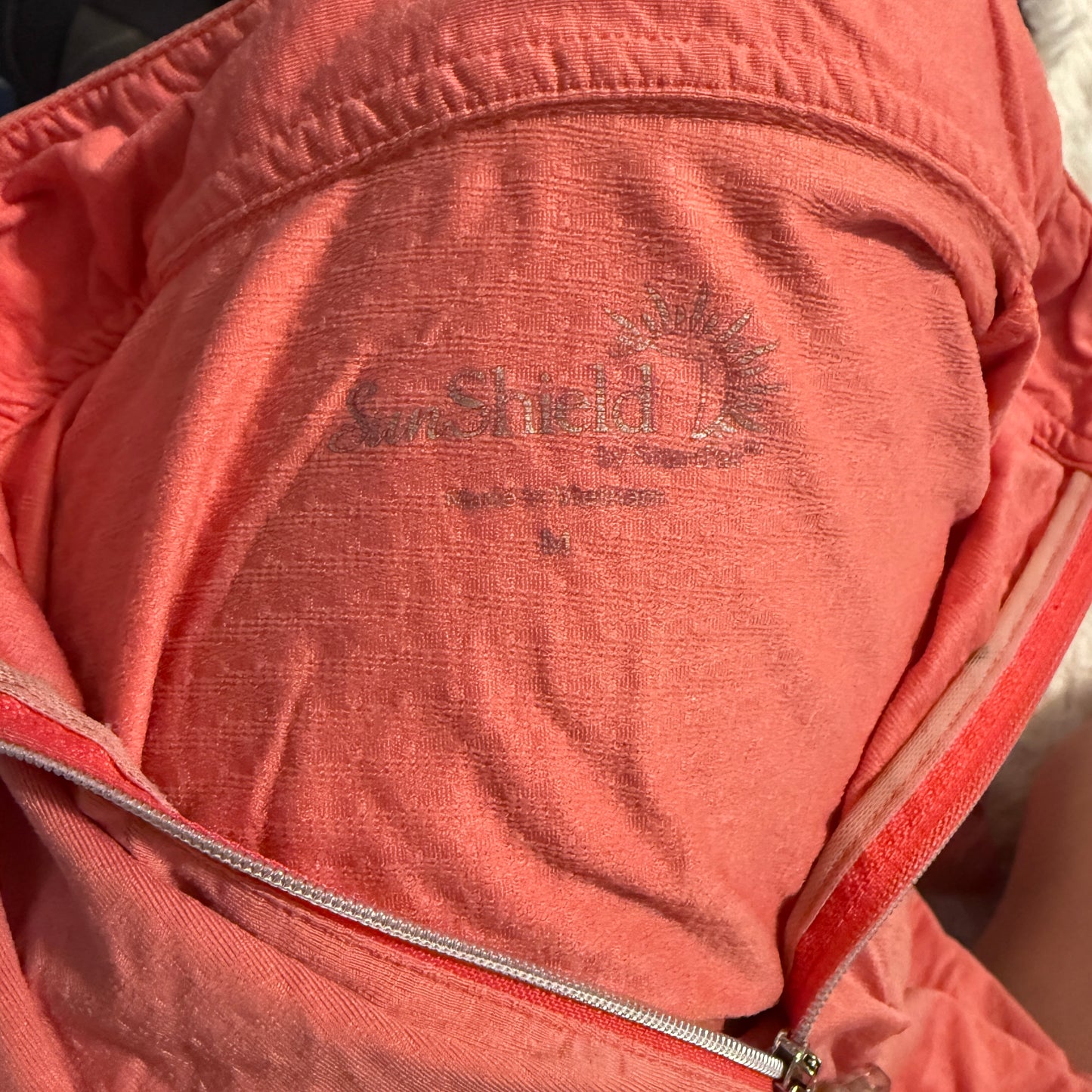 Women’s Medium Orange Smartpak Long Sleeve Horseback Riding Sunshirt