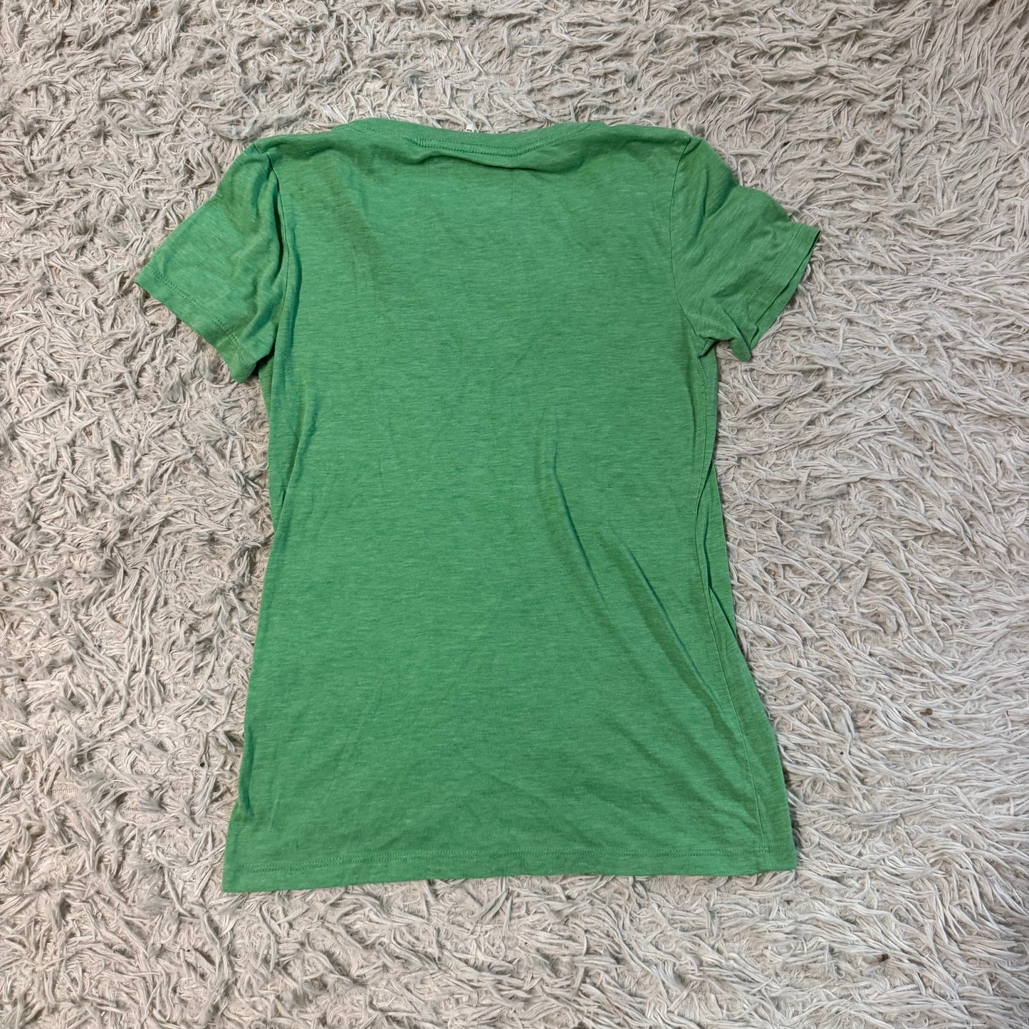 Women’s Medium Green Spiced Equestrian Horse Jump Riding T-Shirt