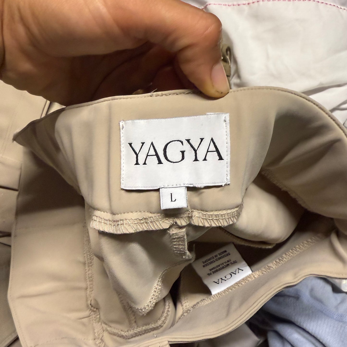 Women’s Large Tan Yagya Full Seat Horseback Riding Breeches