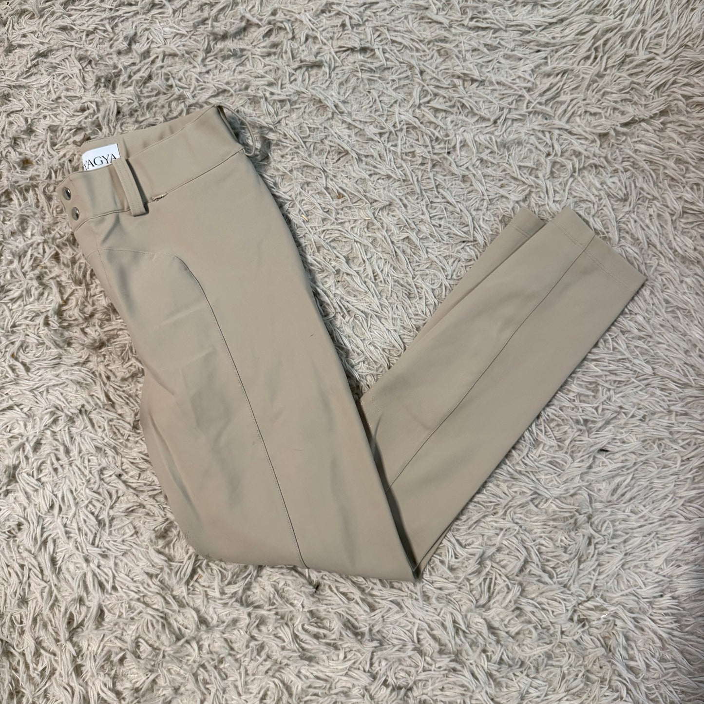 Women’s Large Tan Yagya Full Seat Horseback Riding Breeches