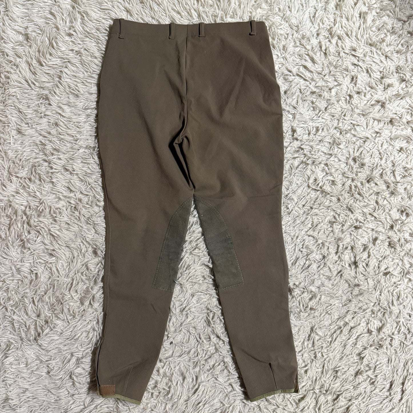 Women’s Size 32 Brown On Course Knee Patch Horseback Riding Breeches