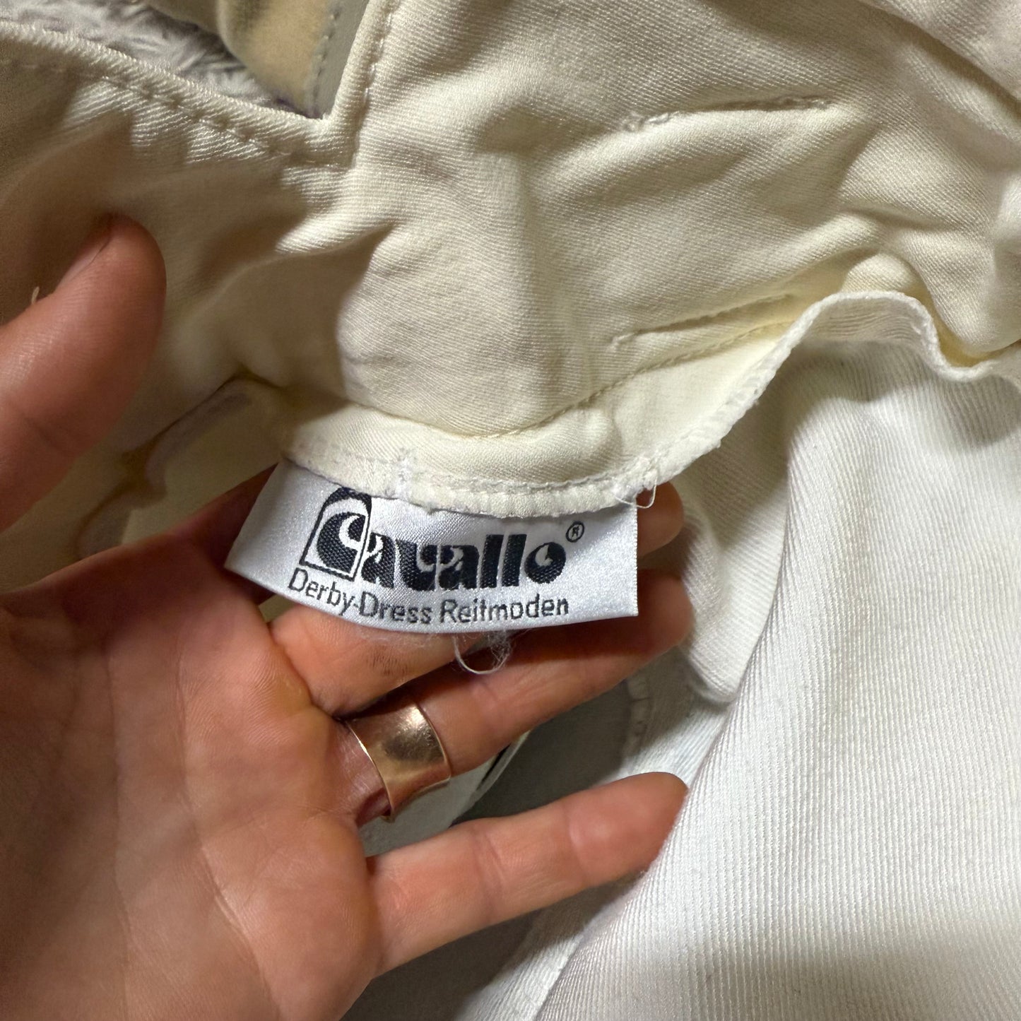 Women’s Size 30 White Cavallo Full Seat Horseback Riding Breeches
