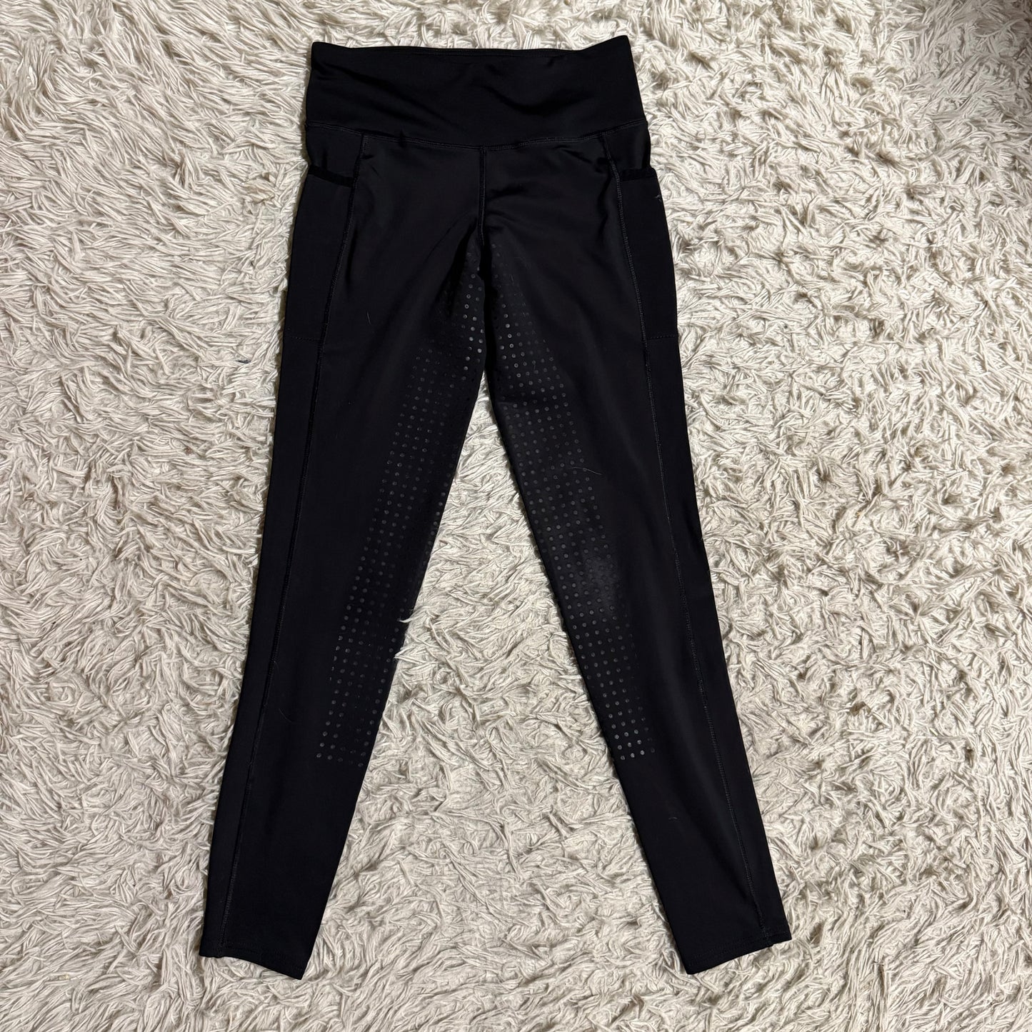 Women’s XS Black Smartpak Full Seat Horseback Riding Tights Breeches