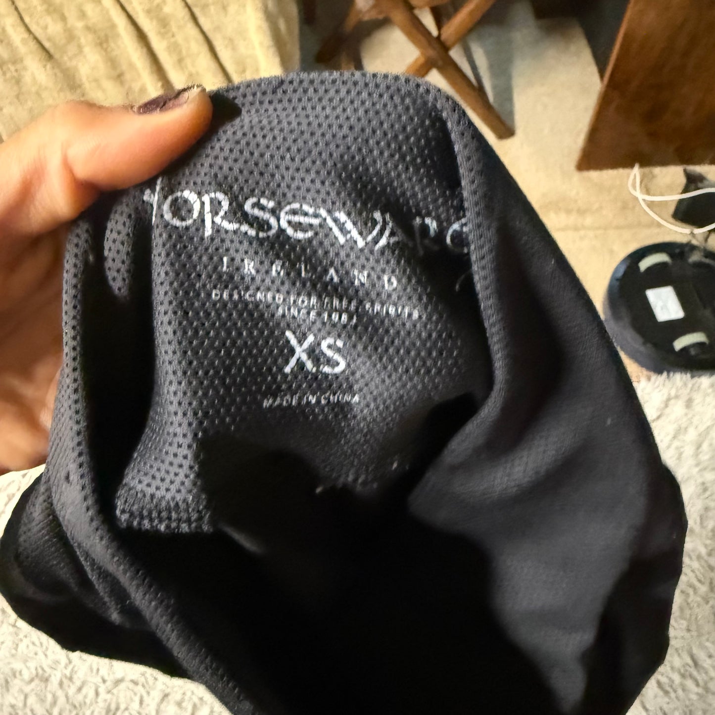 Women’s XS Black Horseware Full Seat Horseback Riding Tights