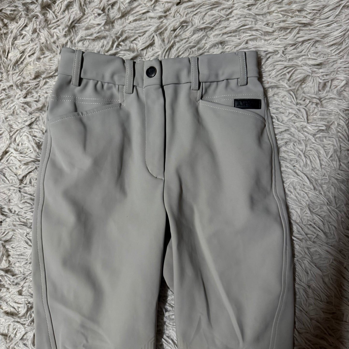 Women’s Size IT38/US22R Tan Ariat Speranza Knee Patch Horseback Riding Breeches