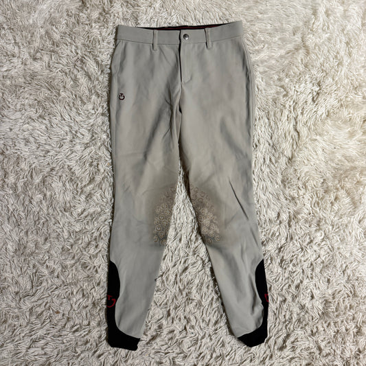 Child’s Size 14R Tan Cavalleria Toscana Knee Patch Horseback Riding Breeches