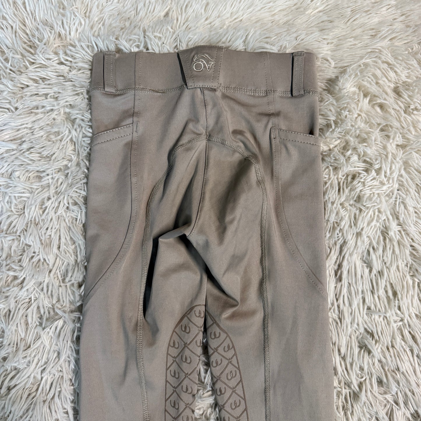 Child’s Small Tan Ovation Knee Patch Horseback Riding Tights
