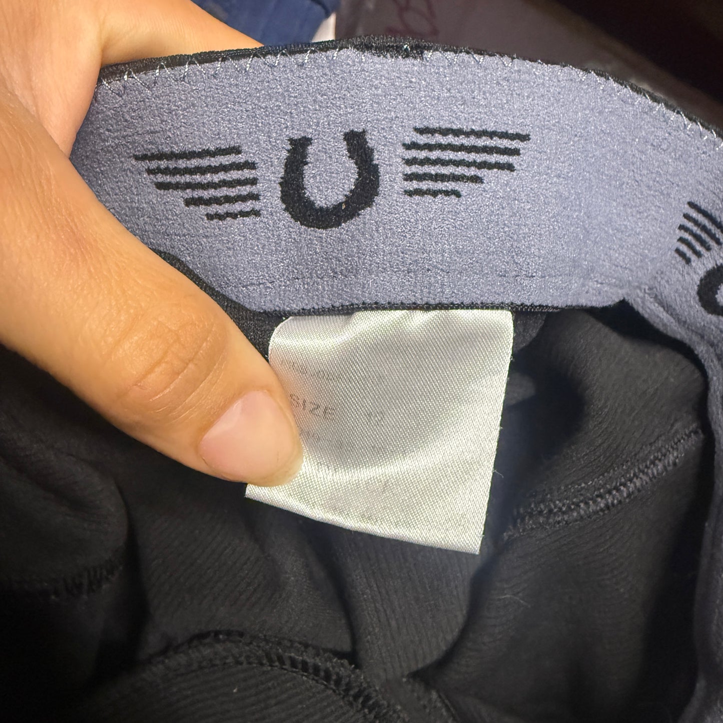 Child’s Size 12R Black TuffRider Knee Patch Horseback Riding Breeches