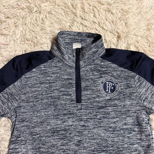 Child’s Medium Navy Sport-Tek Long Sleeve Horseback Riding Pony Finals Sunshirt