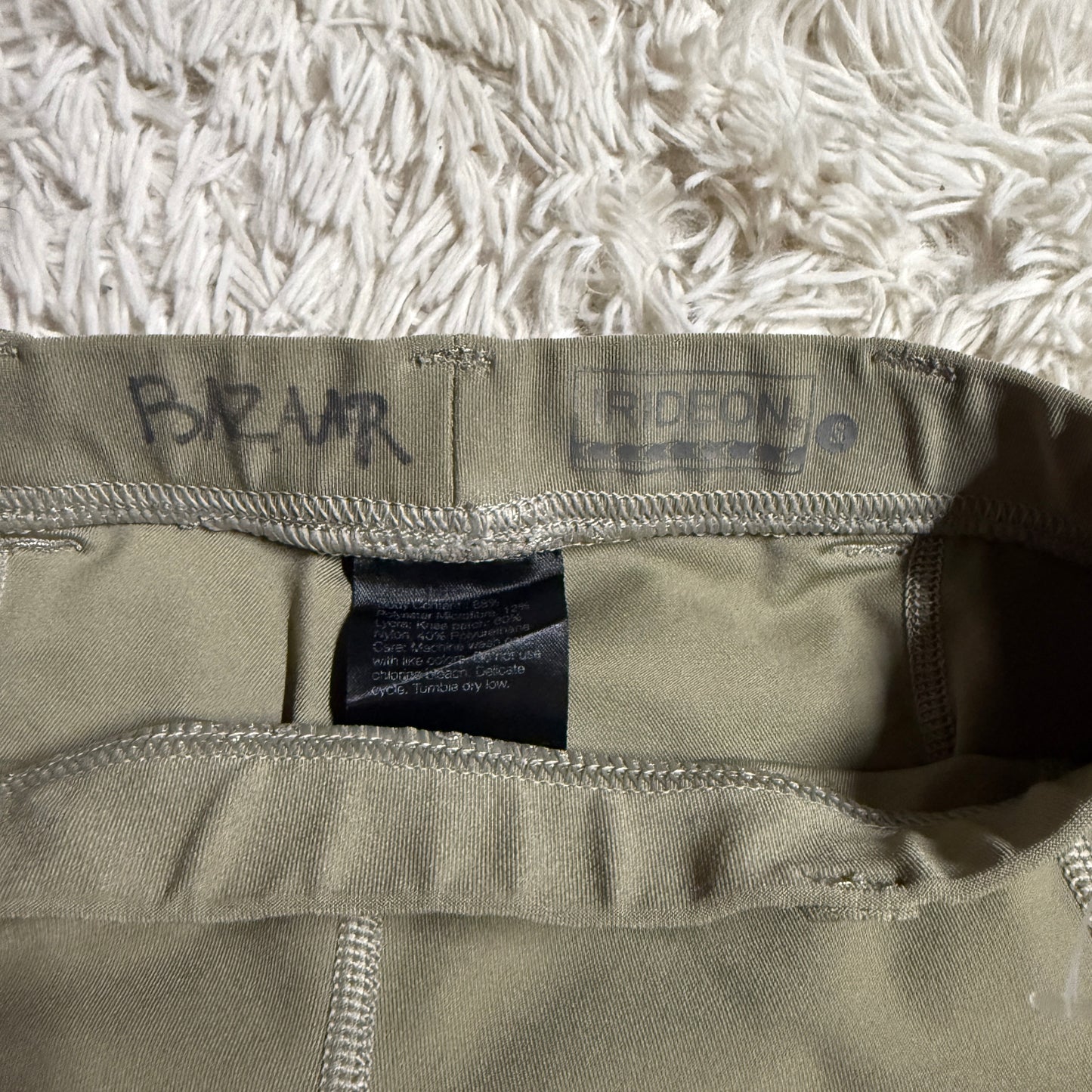 Child’s Small Tan Irideon Knee Patch Horseback Riding Tights