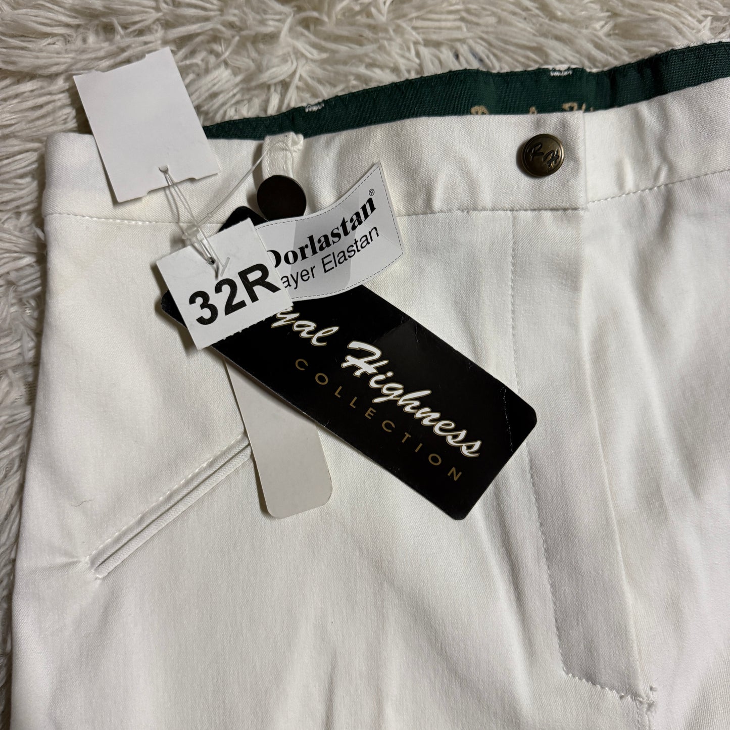 New Women’s Size 32R White Royal Highness Full Seat Horseback Riding Breeches