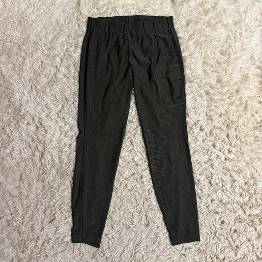 Women’s Large Green Smartpak Knee Patch Horseback Riding Tights