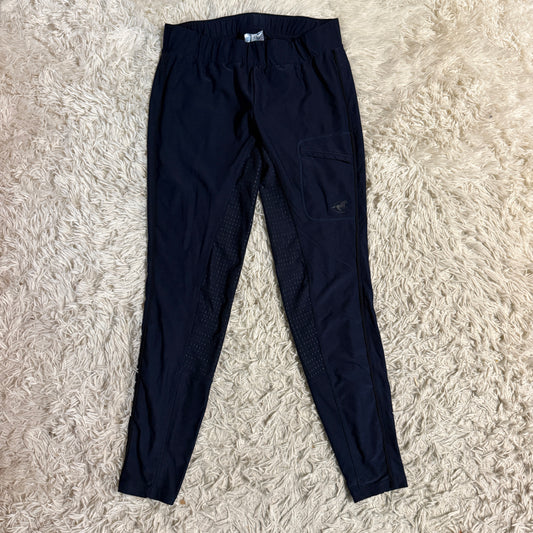 Women’s Large Navy Smartpak Full Seat Horseback Riding Tights