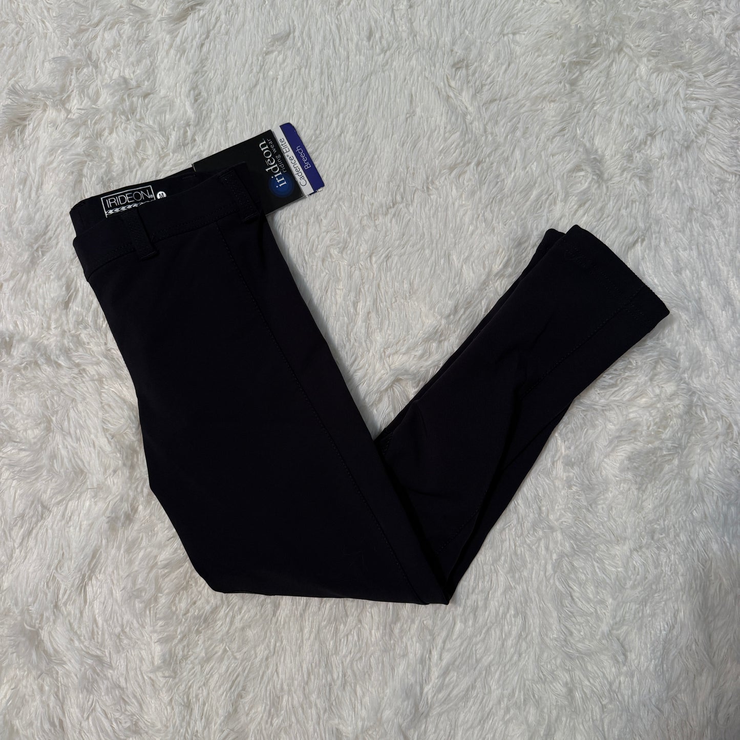 New Child’s Medium Black Irideon Cadence Knee Patch Horseback Riding Tights
