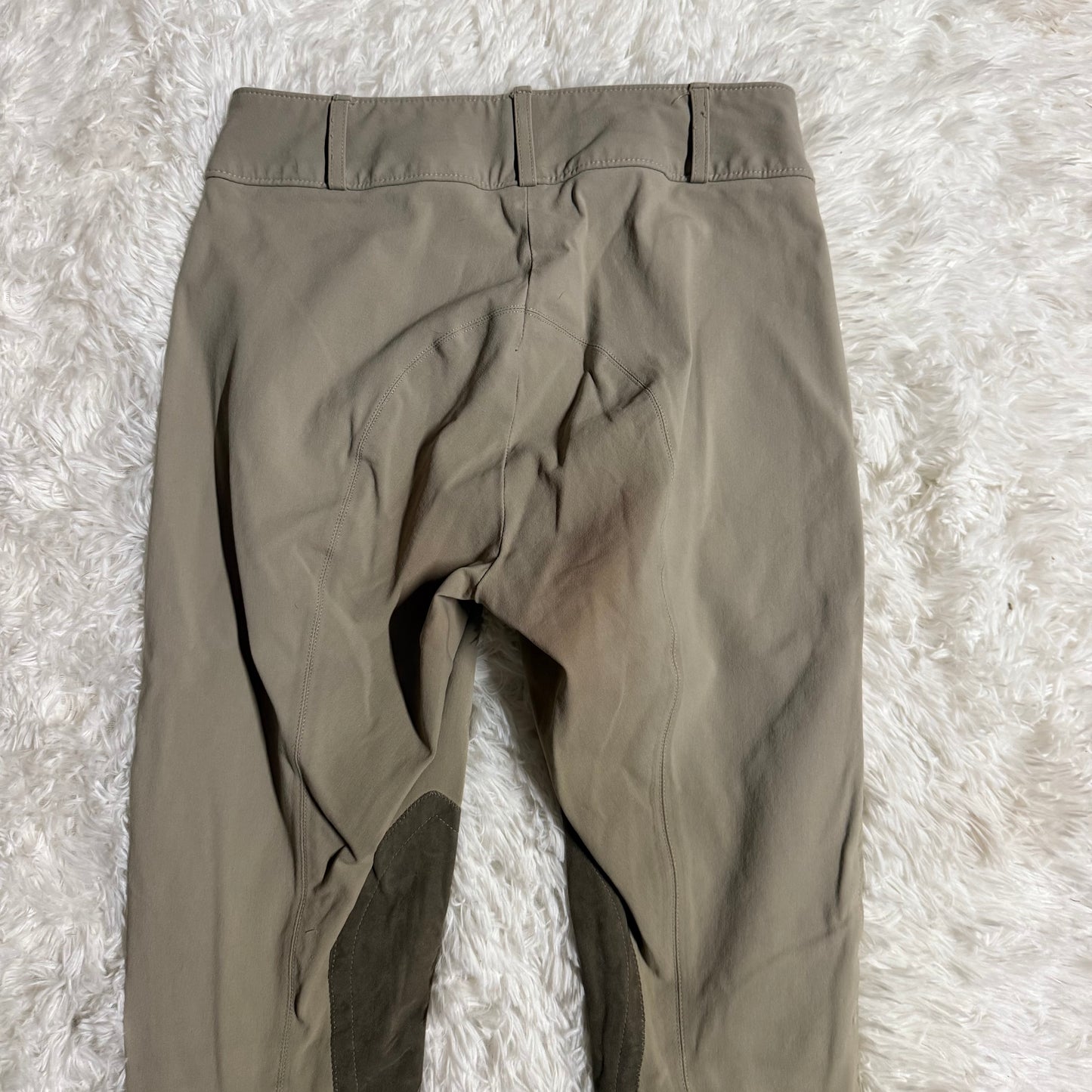 Women’s Size 26R Tan Tailored Sportsman Knee Patch Horseback Riding Breeches