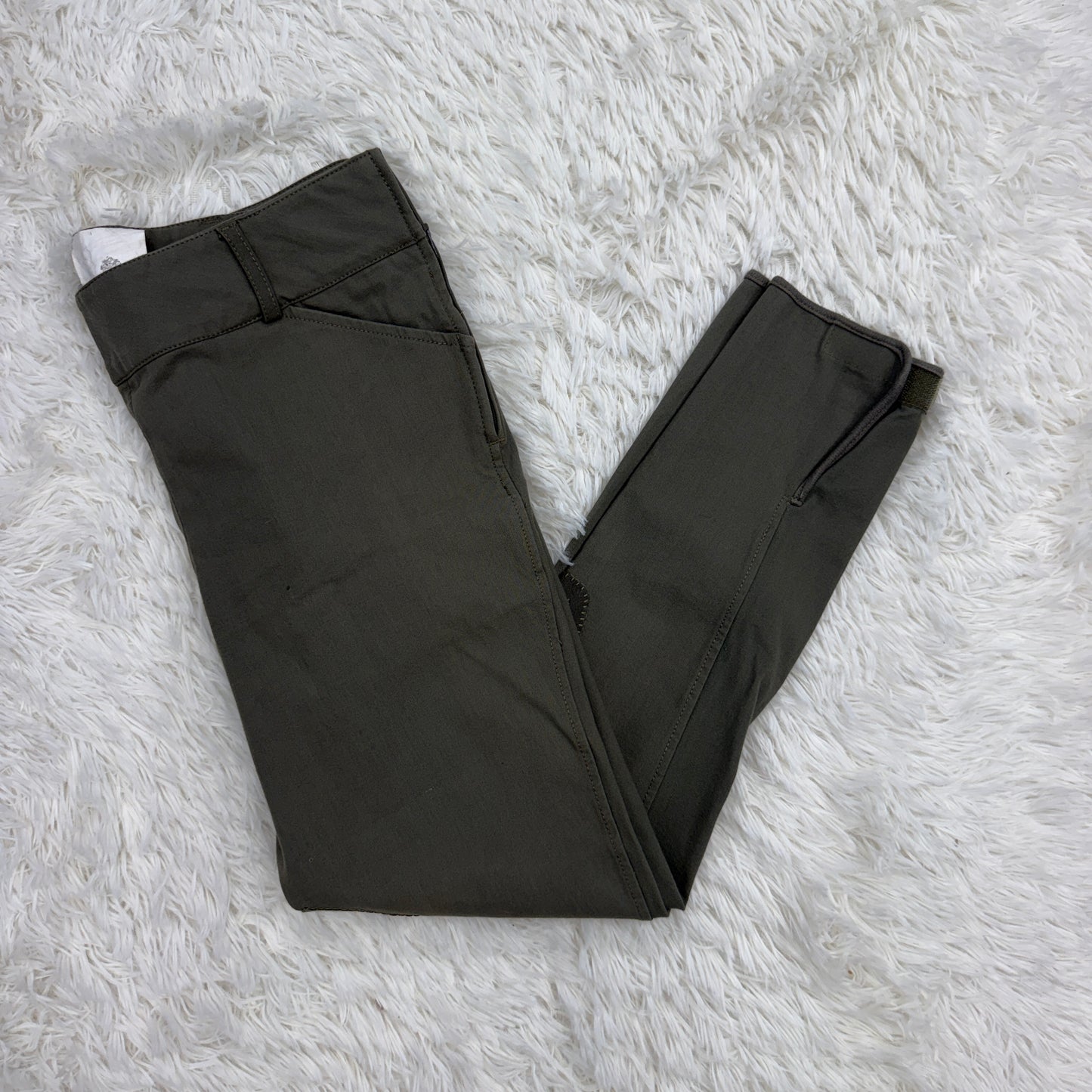 Women’s Size 30R Green Shires Knee Patch Horseback Riding Breeches