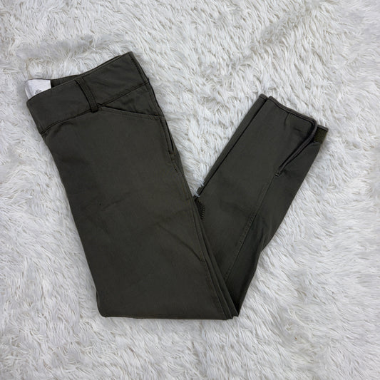 Women’s Size 30R Green Shires Knee Patch Horseback Riding Breeches