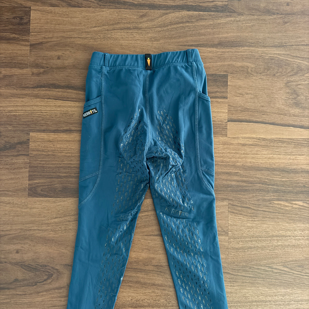 Child’s Large Blue Kerrits Full Seat Horseback Riding Tights