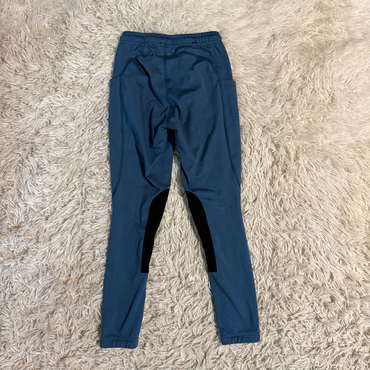 Child’s Medium Blue Kerrits Knee Patch Horseback Riding Tights