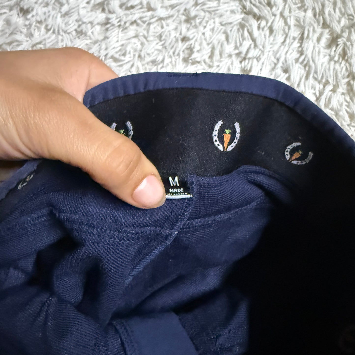 Child’s Medium Navy Kerrits Knee Patch Horseback Riding Breeches