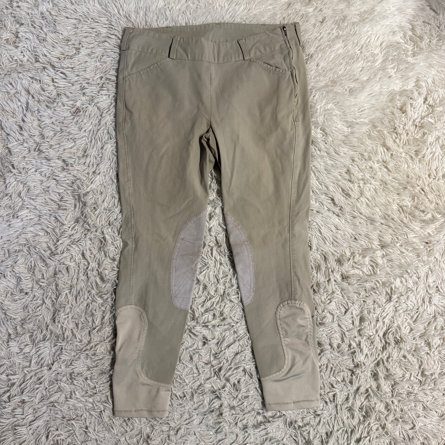 Women’s Size 30R Tan Unbranded Knee Patch Horseback Riding Breeches