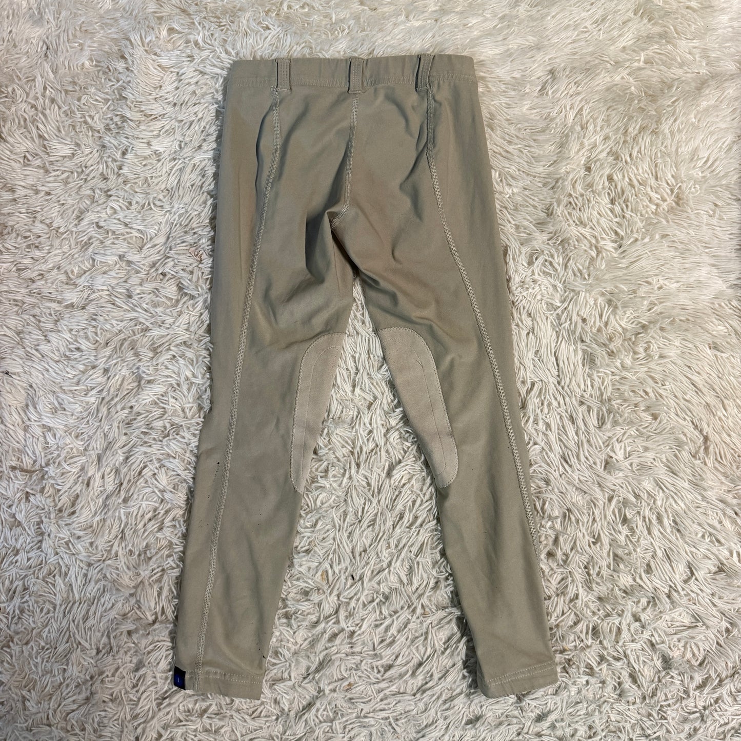 Child’s Medium Tan Irideon Knee Patch Horseback Riding Tights
