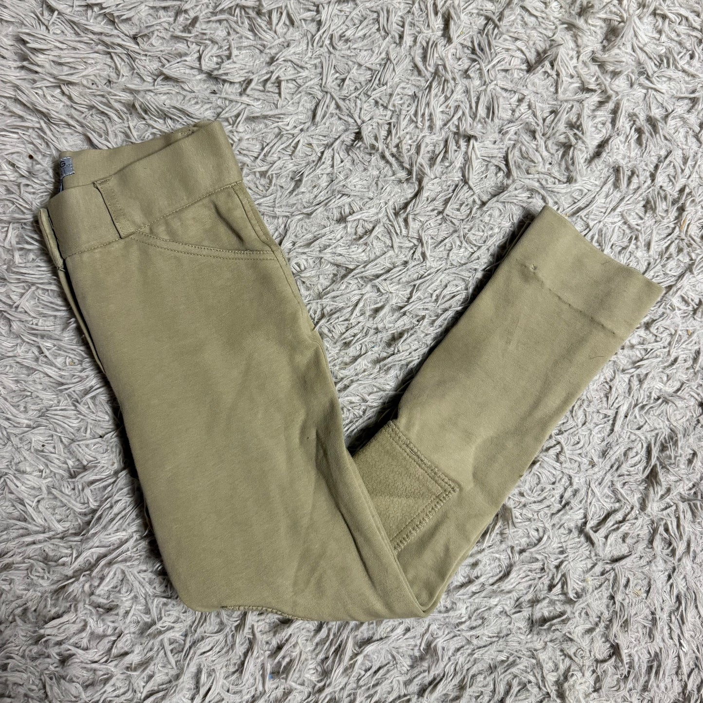 Girl’s Size 12 Tan Dover Riding Sport Knee Patch Horseback Riding Jodphurs