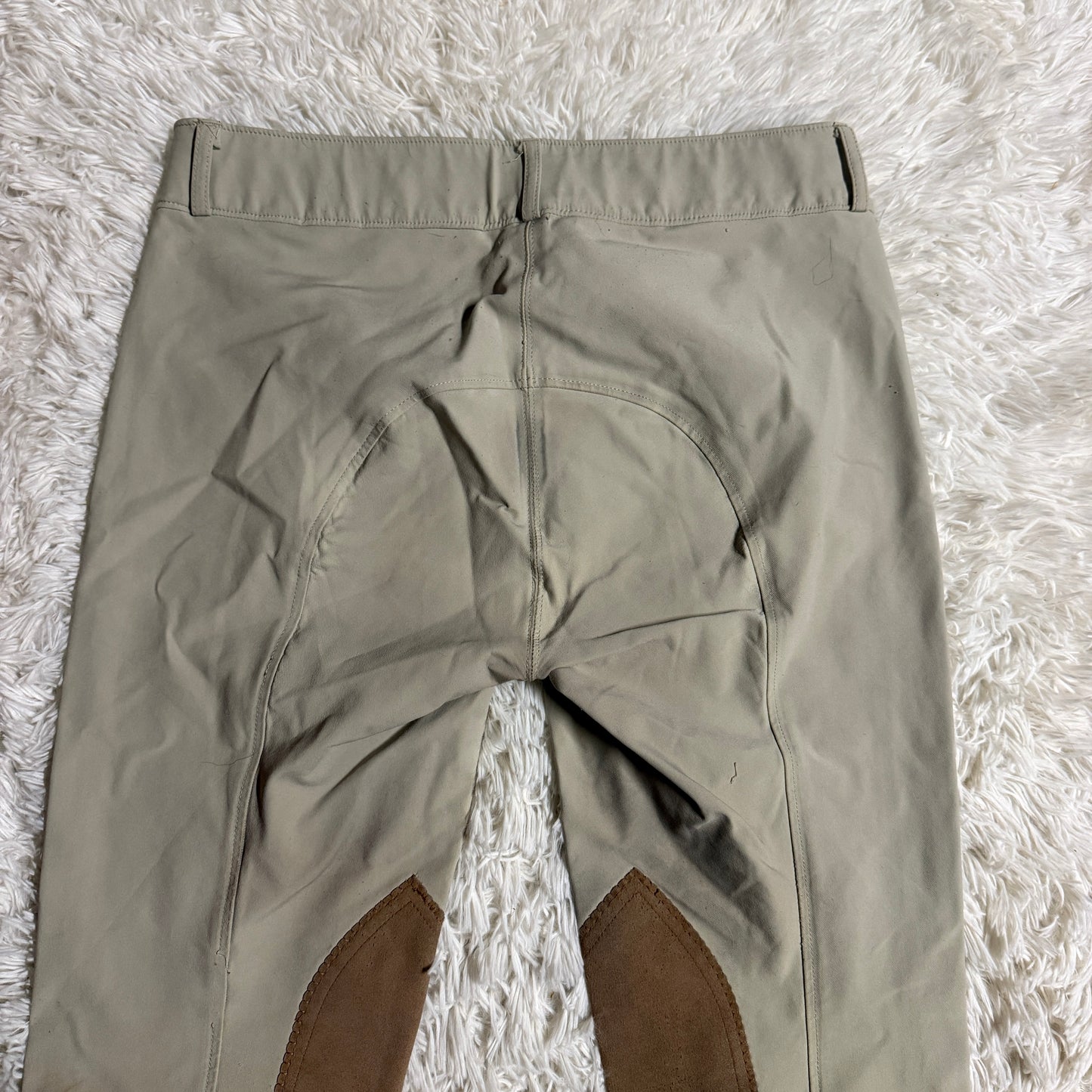 Women’s Size 34R Tan Equinavia Knee Patch Horseback Riding Breeches