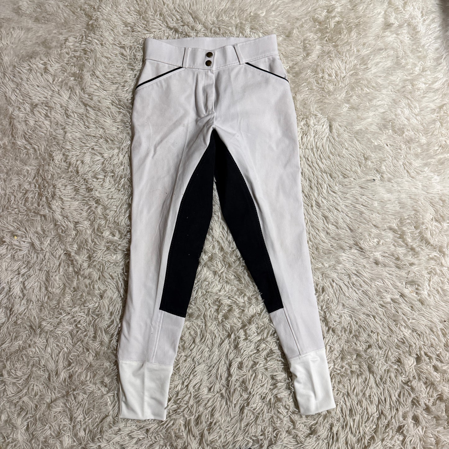 Women’s Size 26L White Dover Full Seat Horseback Riding Breeches