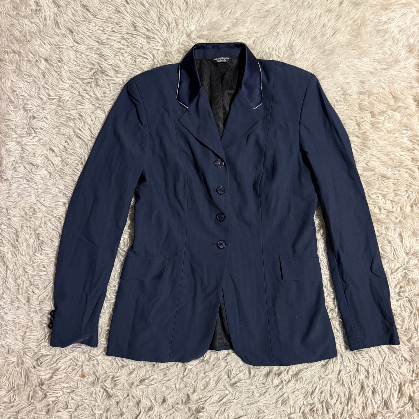Women’s Size 14R Navy Grand Prix Horseback Riding Show Coat