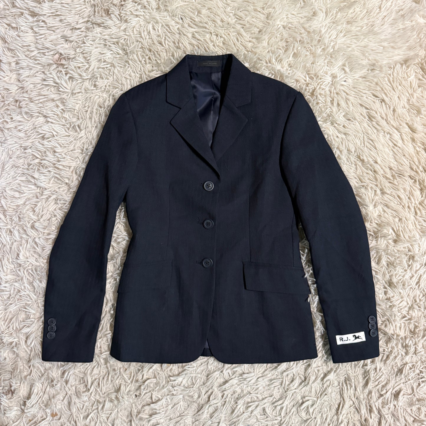 Child’s Size 10R Navy RJ Classics Horseback Riding Show Coat