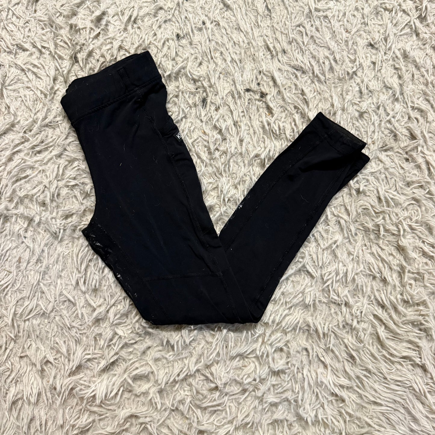 Child’s Medium Black Kerrits Full Seat Horseback Riding Tights