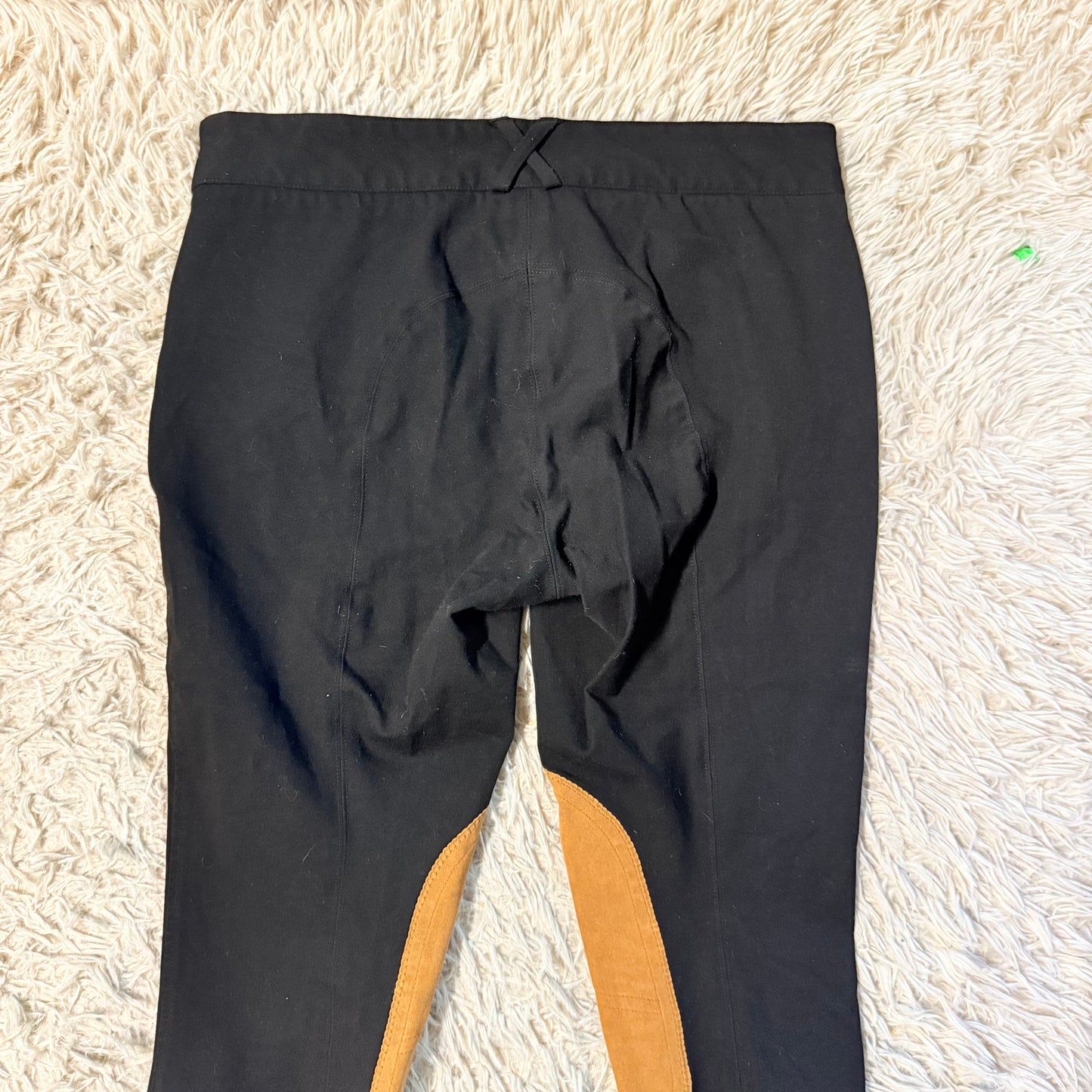 Women’s Size 34R Black Dover Knee Patch Horseback Riding Breeches