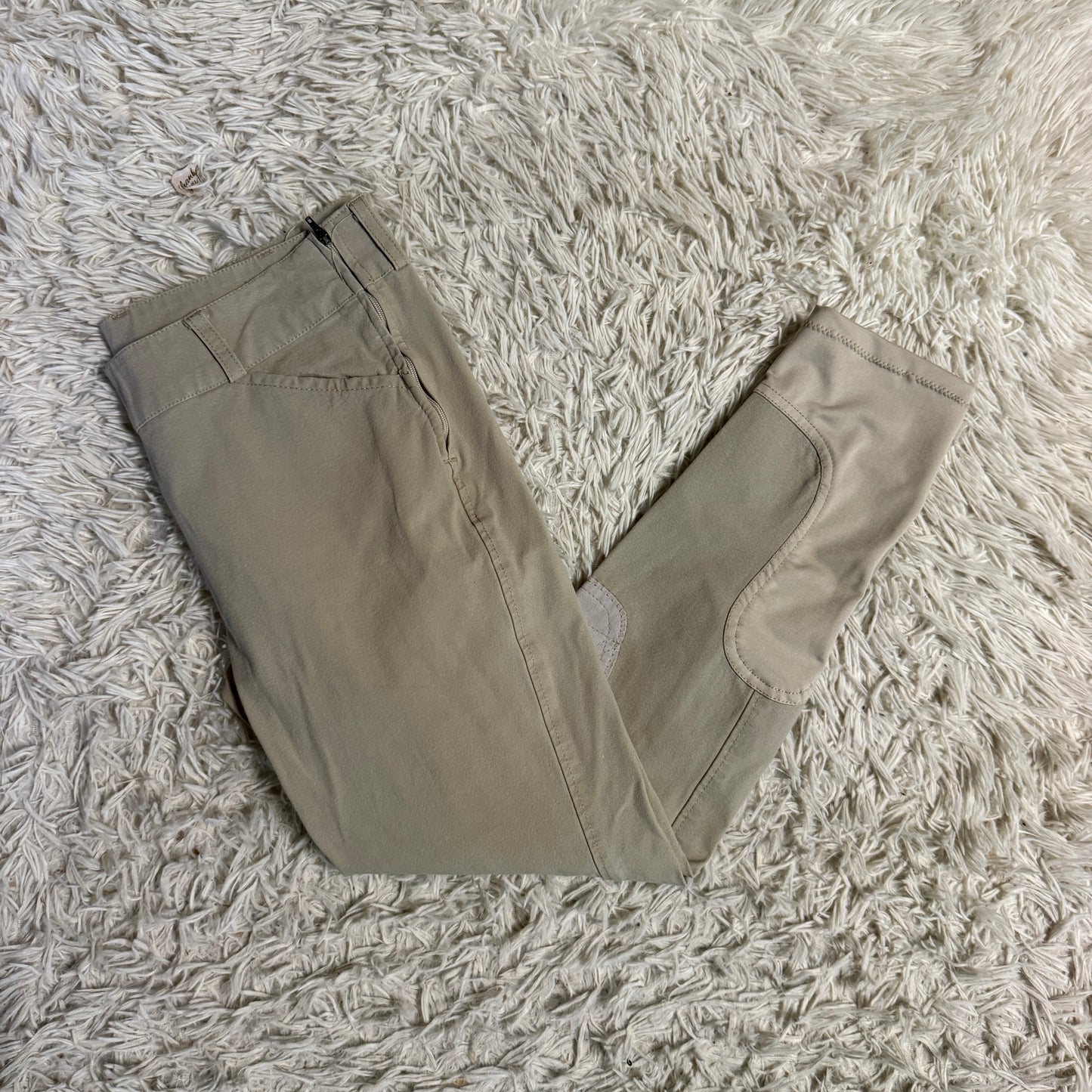 Women’s Size 30R Tan Unbranded Knee Patch Horseback Riding Breeches