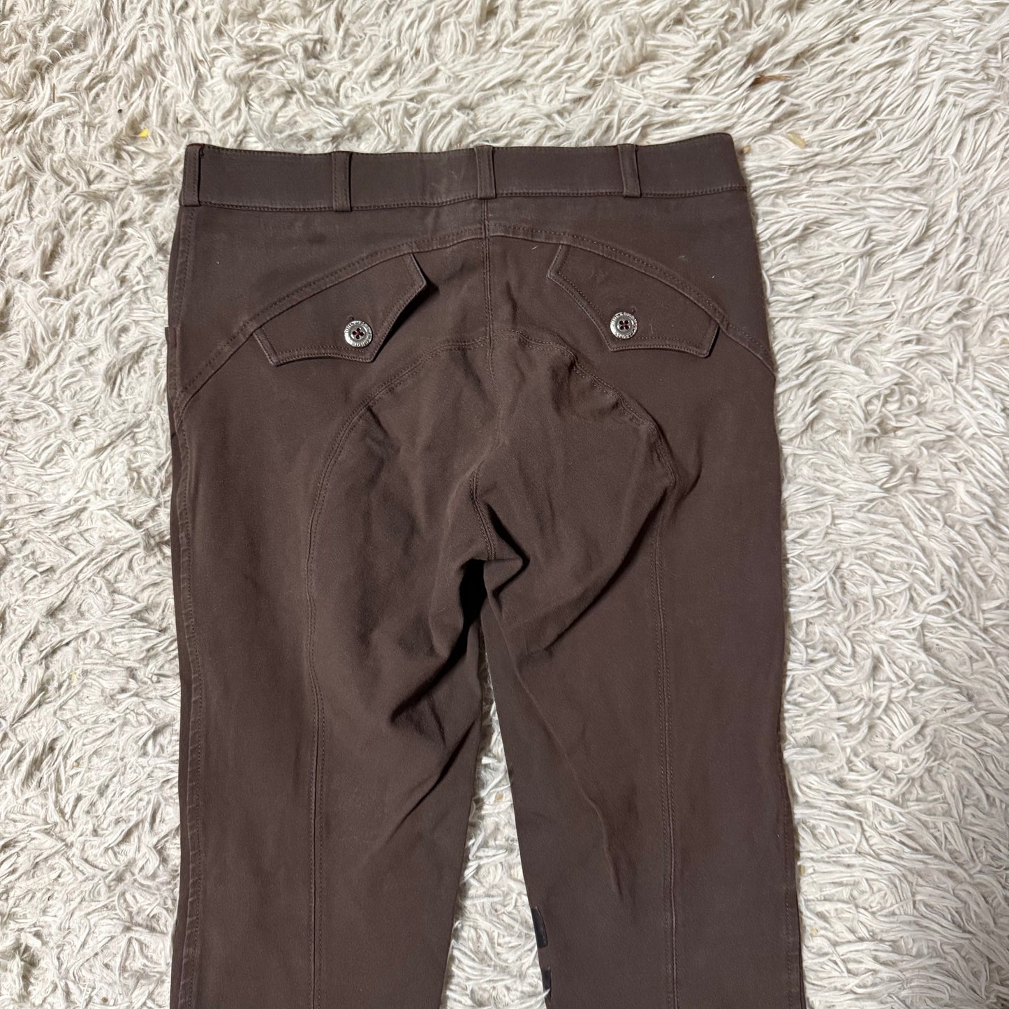 Women’s Size 24R Brown Schockemohle Knee Patch Horseback Riding Breeches