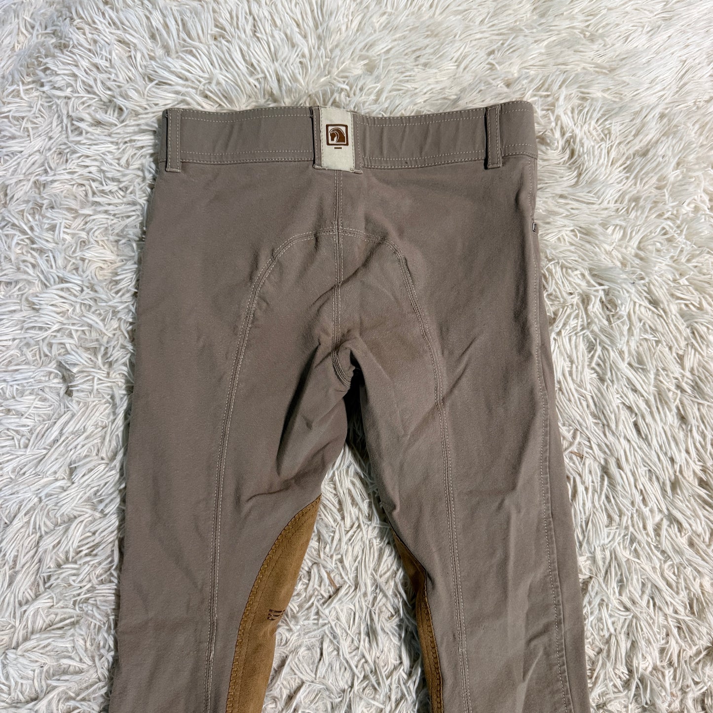 Child’s Size 12R Tan Romfh Knee Patch Horseback Riding Jodphurs