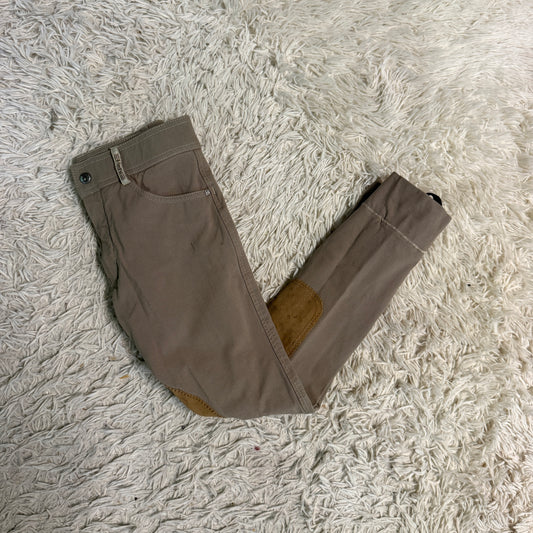 Child’s Size 12R Tan Romfh Knee Patch Horseback Riding Jodphurs