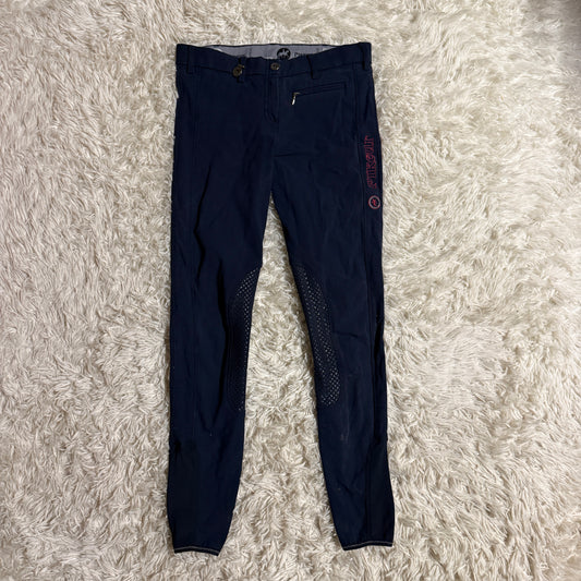 Women’s Size 22R Navy Pikeur Knee Patch Horseback Riding Breeches