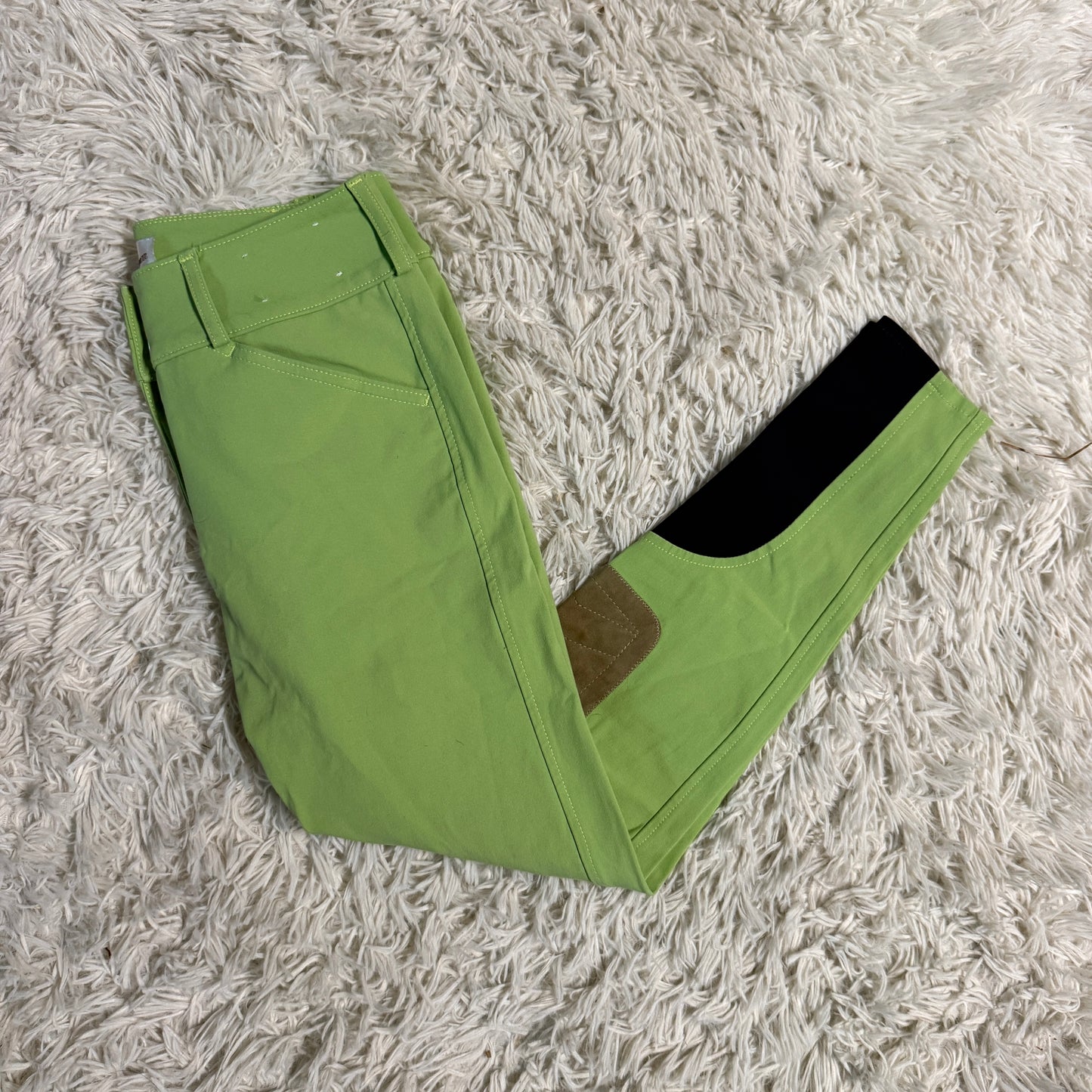 Child’s 14R Green Tailored Sportsman Knee Patch Horseback Riding Breeches