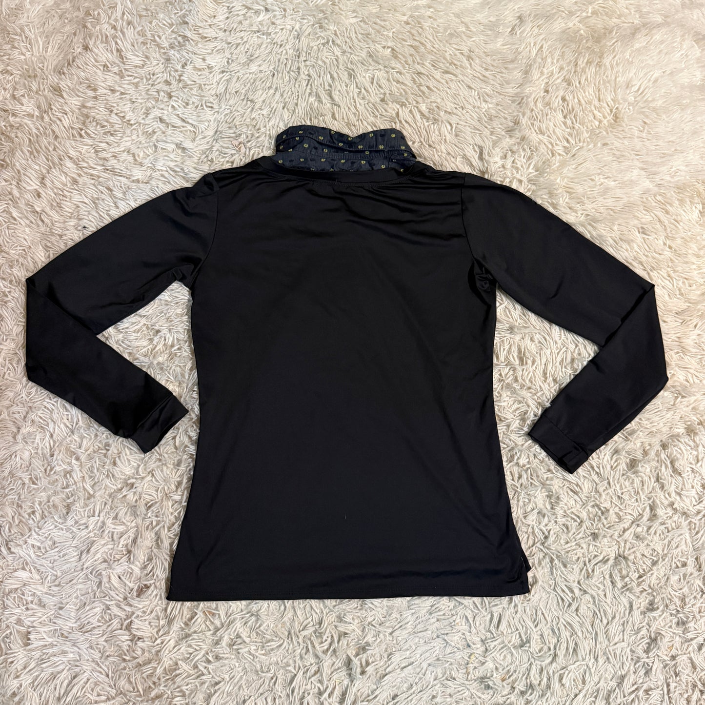 Women’s Medium Black Callidae Long Sleeve Horseback Riding Sunshirt