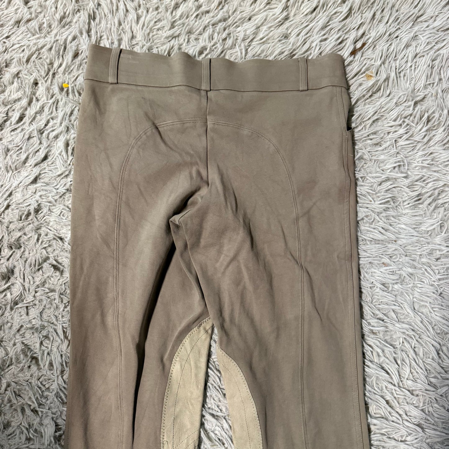 Women’s XL Tan Devon Aire Knee Patch Horseback Riding Breeches
