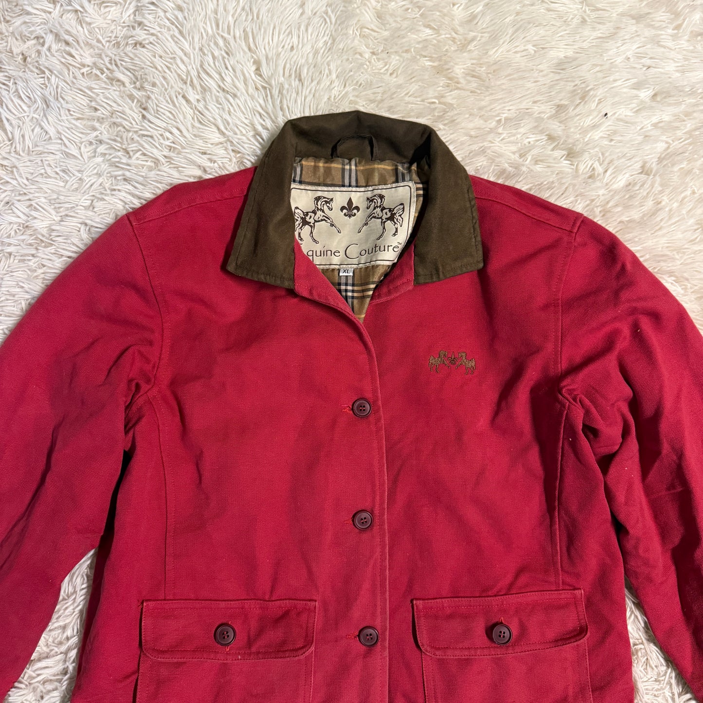 Women’s XL Red Equine Couture Cambridge Horseback Riding Jacket