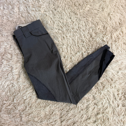 Women’s Size 22R Grey Sarm Hippique Full Seat Horseback Riding Breeches
